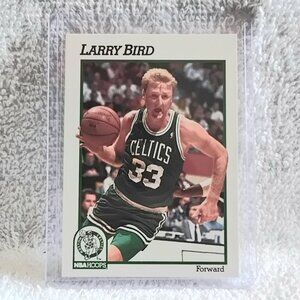 5/$20 Mint 1991 NBA Hoops Larry Bird NBA Player Card 9!!